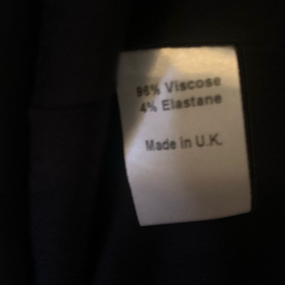 PURE COLLECTION Black Jersey Faux Wrap Midi Dress - Picture 16 of 16